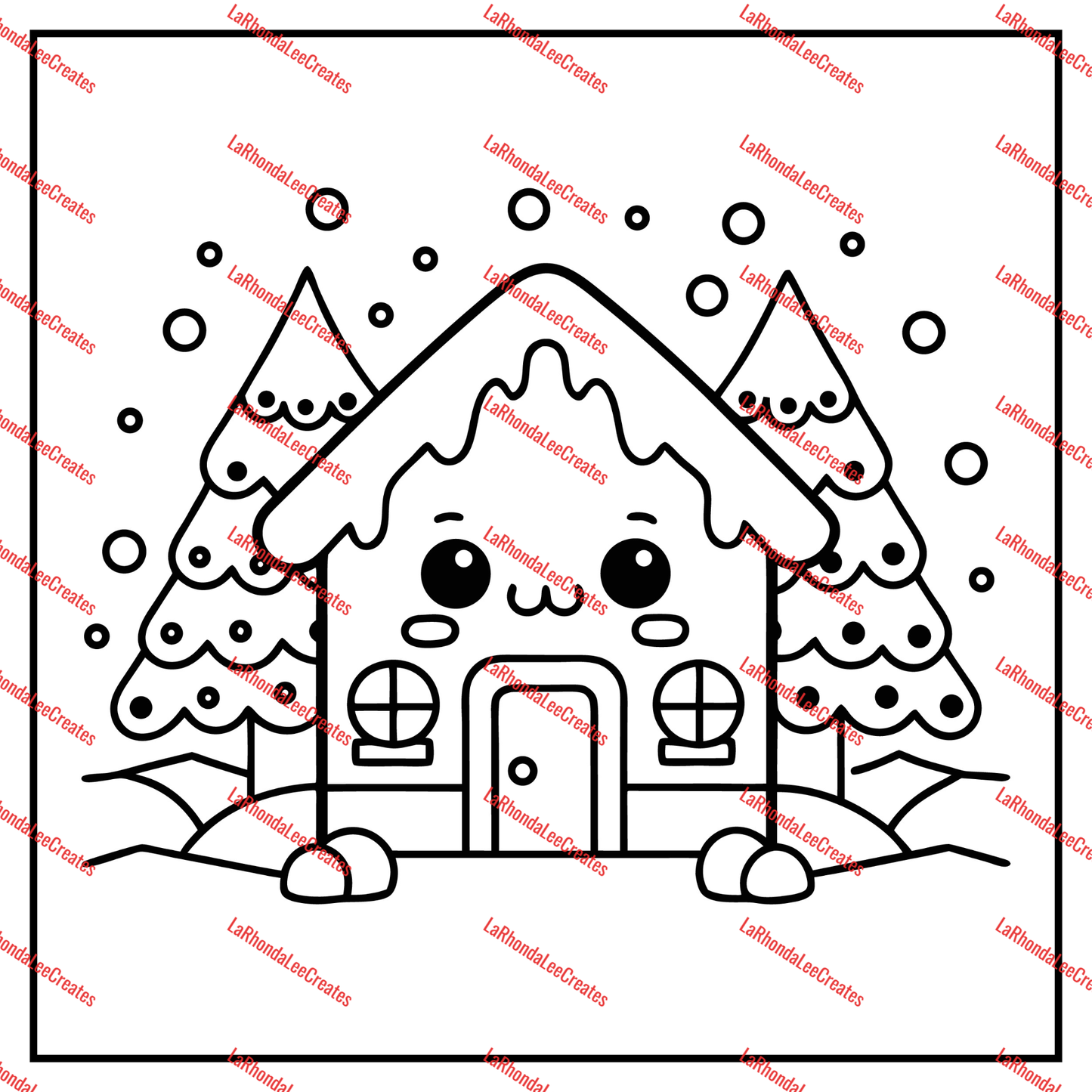 Cozy Christmas Coloring Book