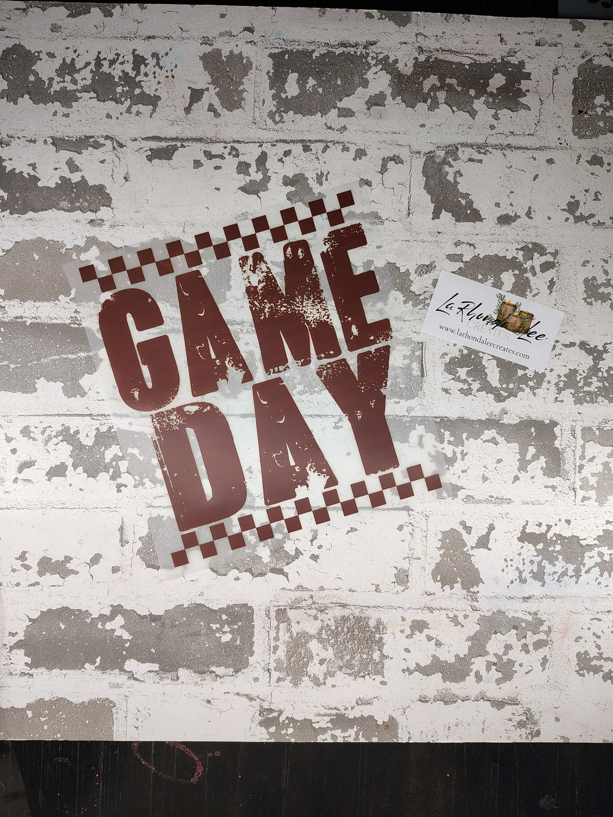 Game Day checkered