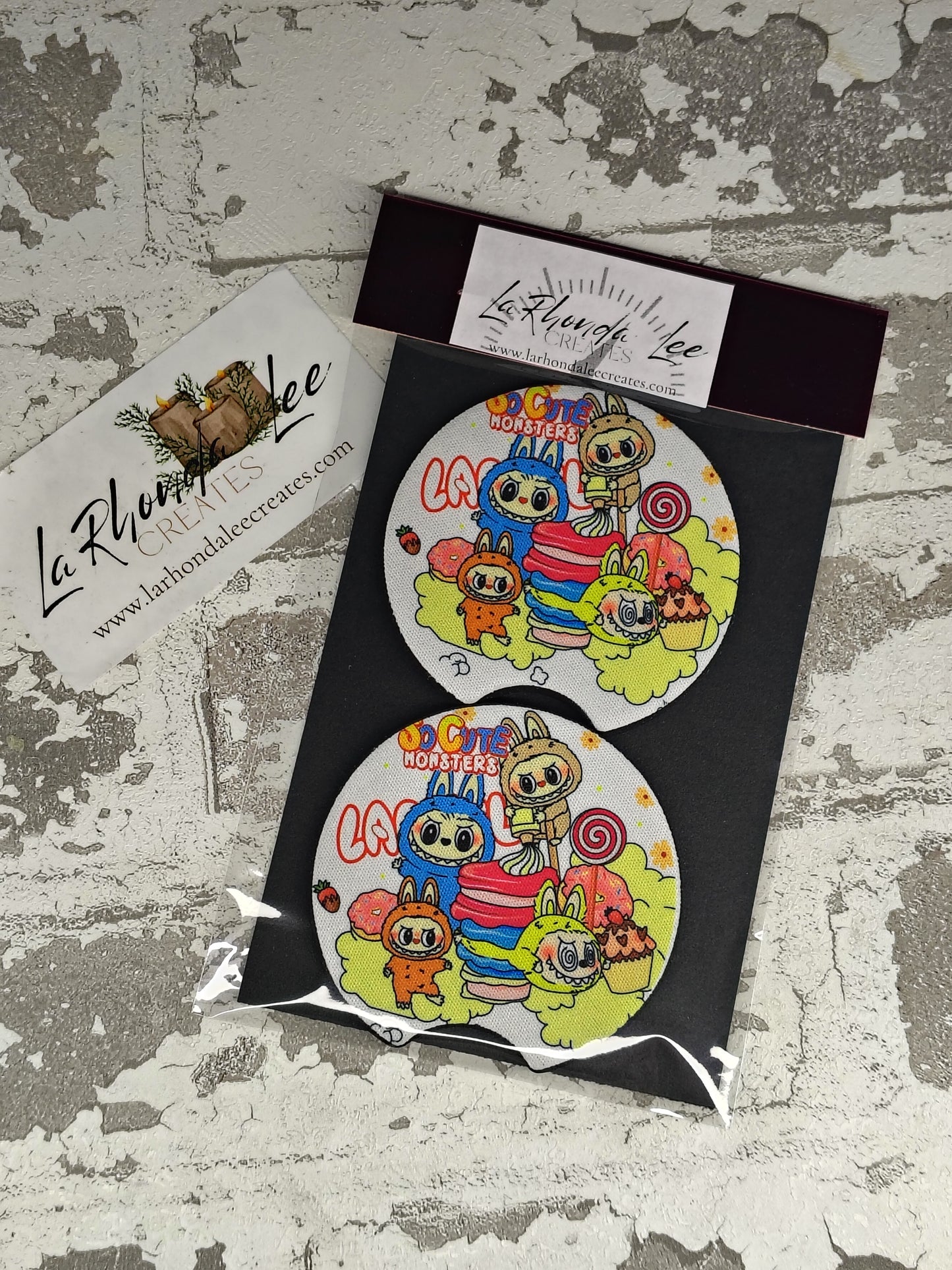 Labubu Coasters 2pk
