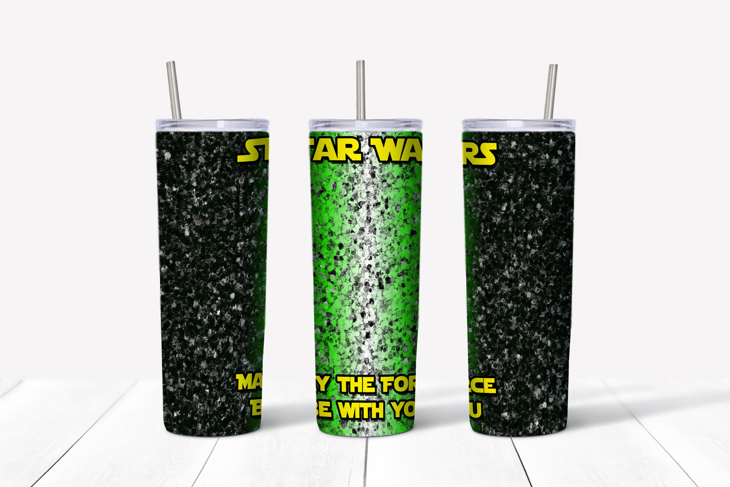 Dark Green Star Wars Tumbler Mockup