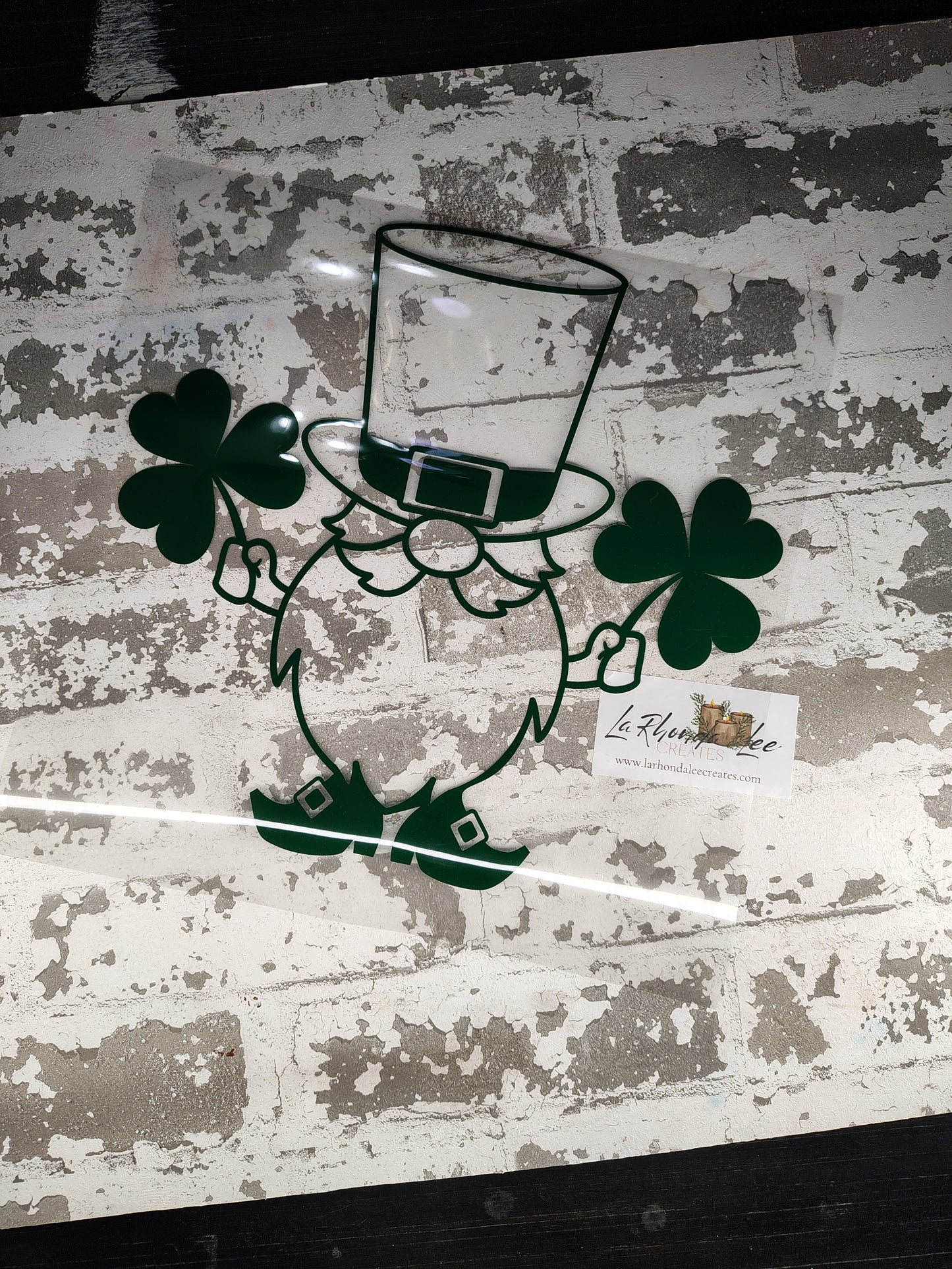 Puffy Leprechaun Decal