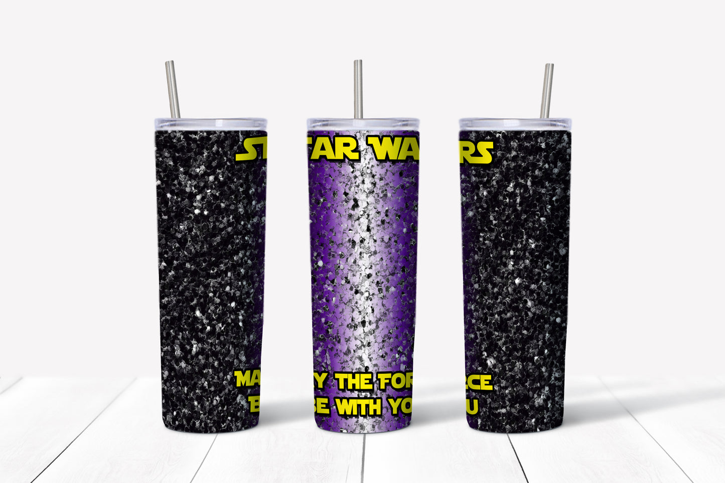 Purple Star Wars Tumbler Mockup