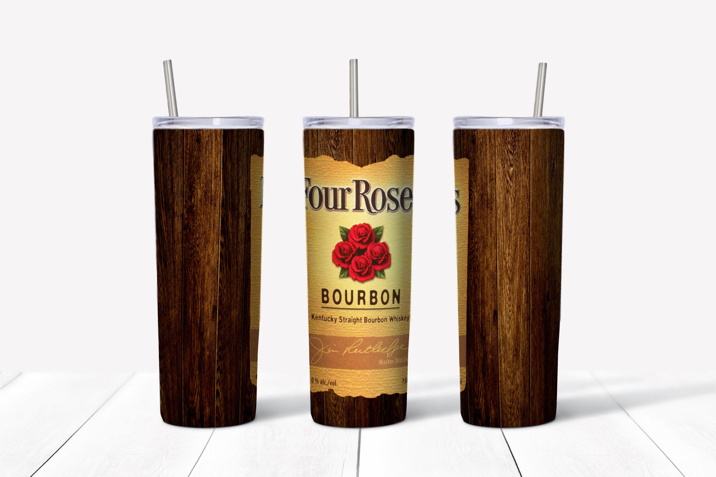 Four Rose Bourbon Tumbler Mockup