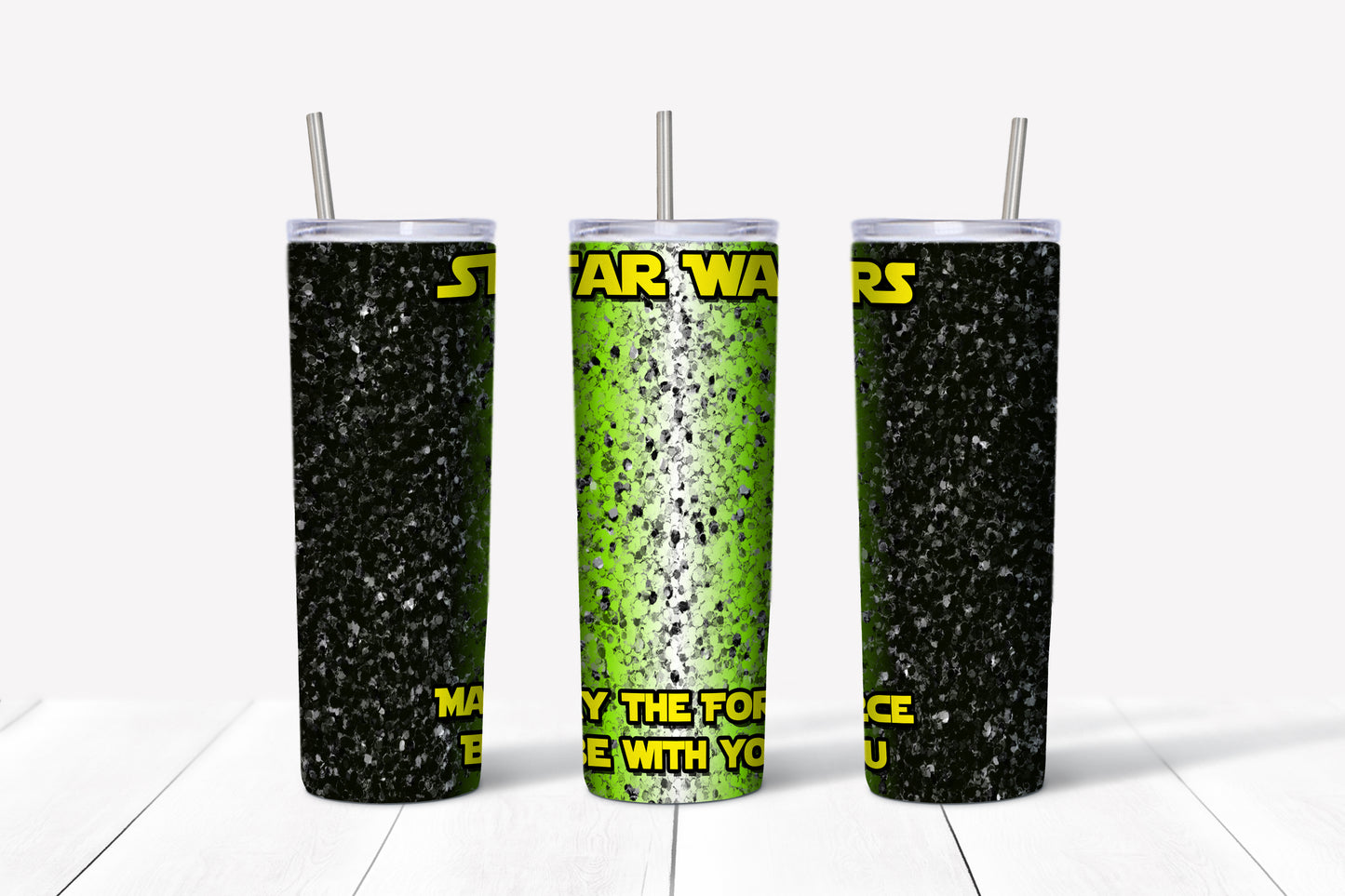 Light Green Star Wars Tumbler Mockup