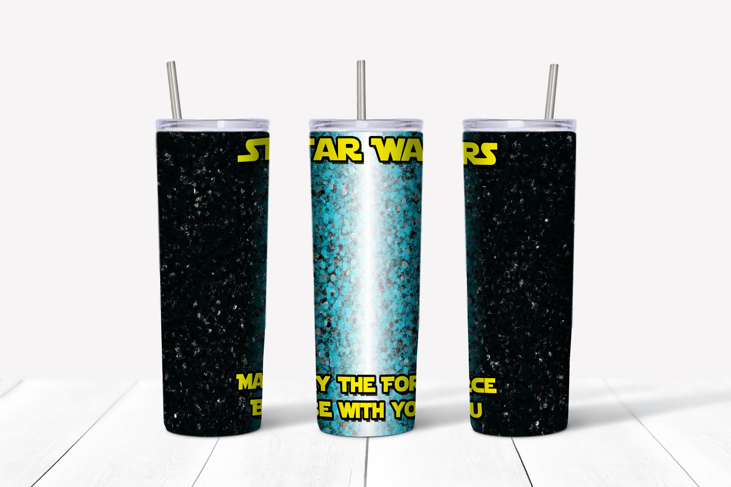 Blue Star Wars Tumbler Mockup