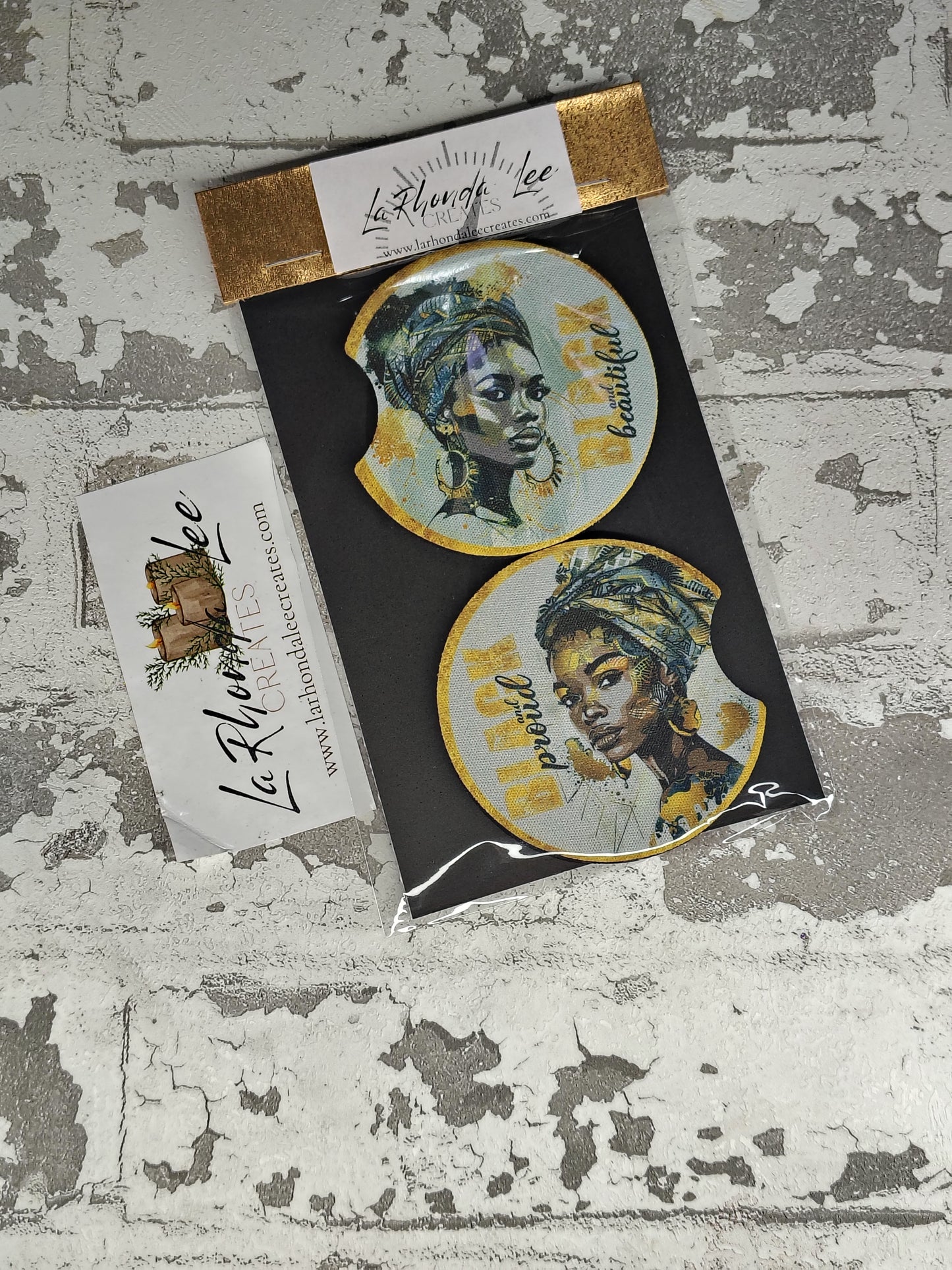 Black & Proud Coaster 2pk