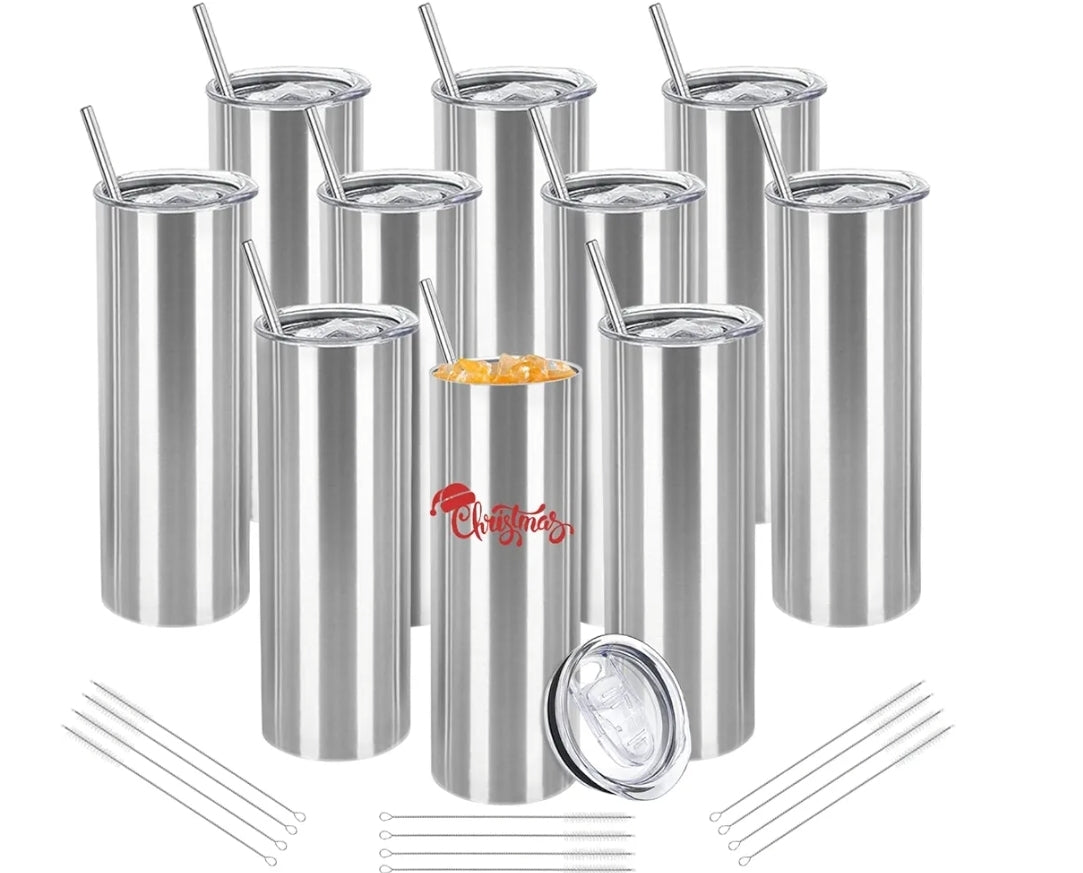 30 Oz Stainless steel skinny tumbler