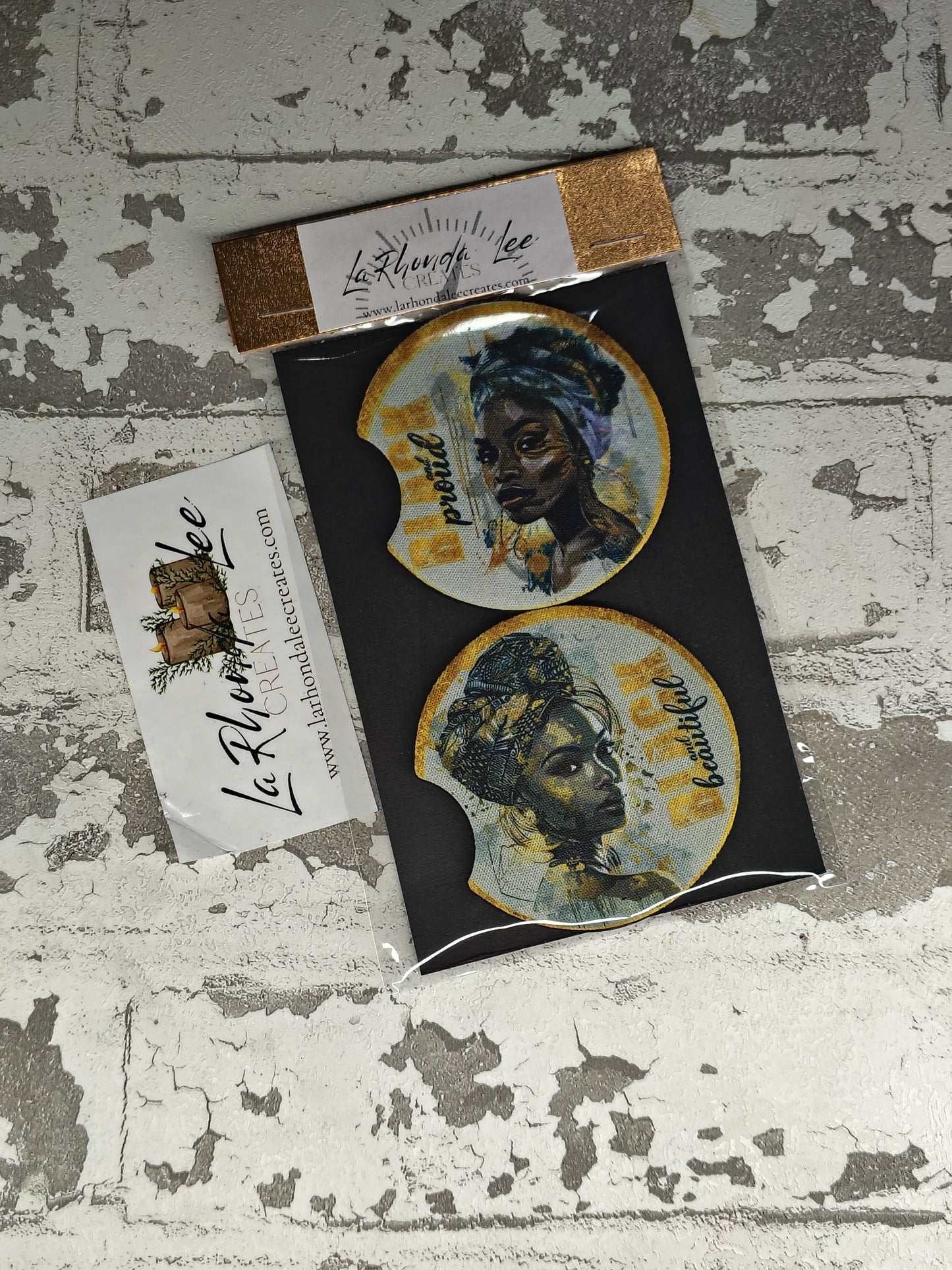 Black & Proud Coaster 2pk