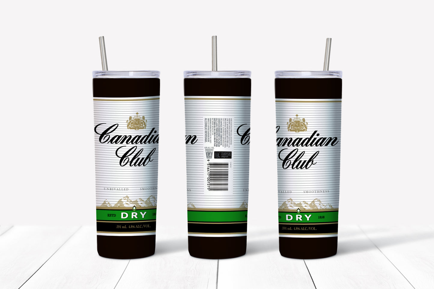 Canadian Club Dry Tumbler Mockup