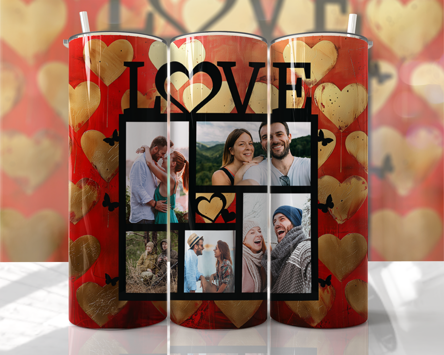 Valentines Tumbler Mock-Up