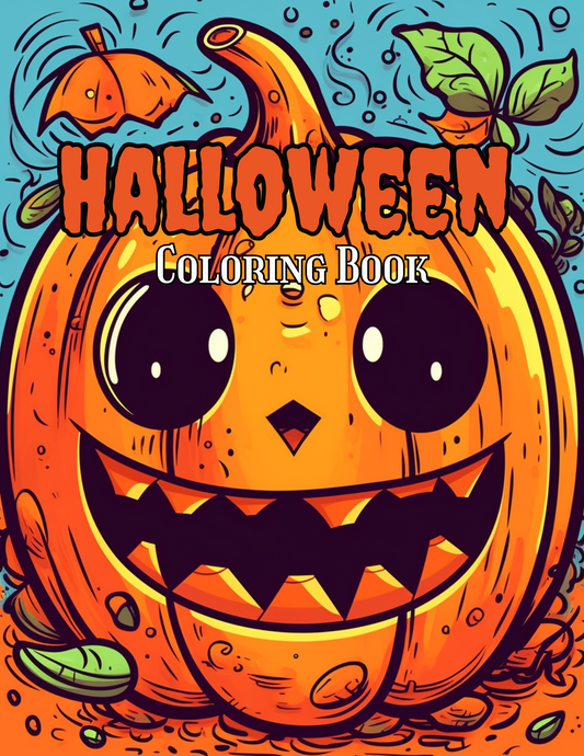 Digital Coloring Book- (Halloween) 25 Page + 5 free covers