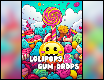 Lolipops and Gum Drops 2026 Calendar