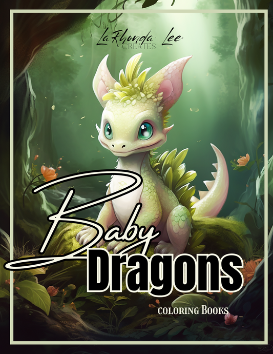 Baby Dragons Coloring Book