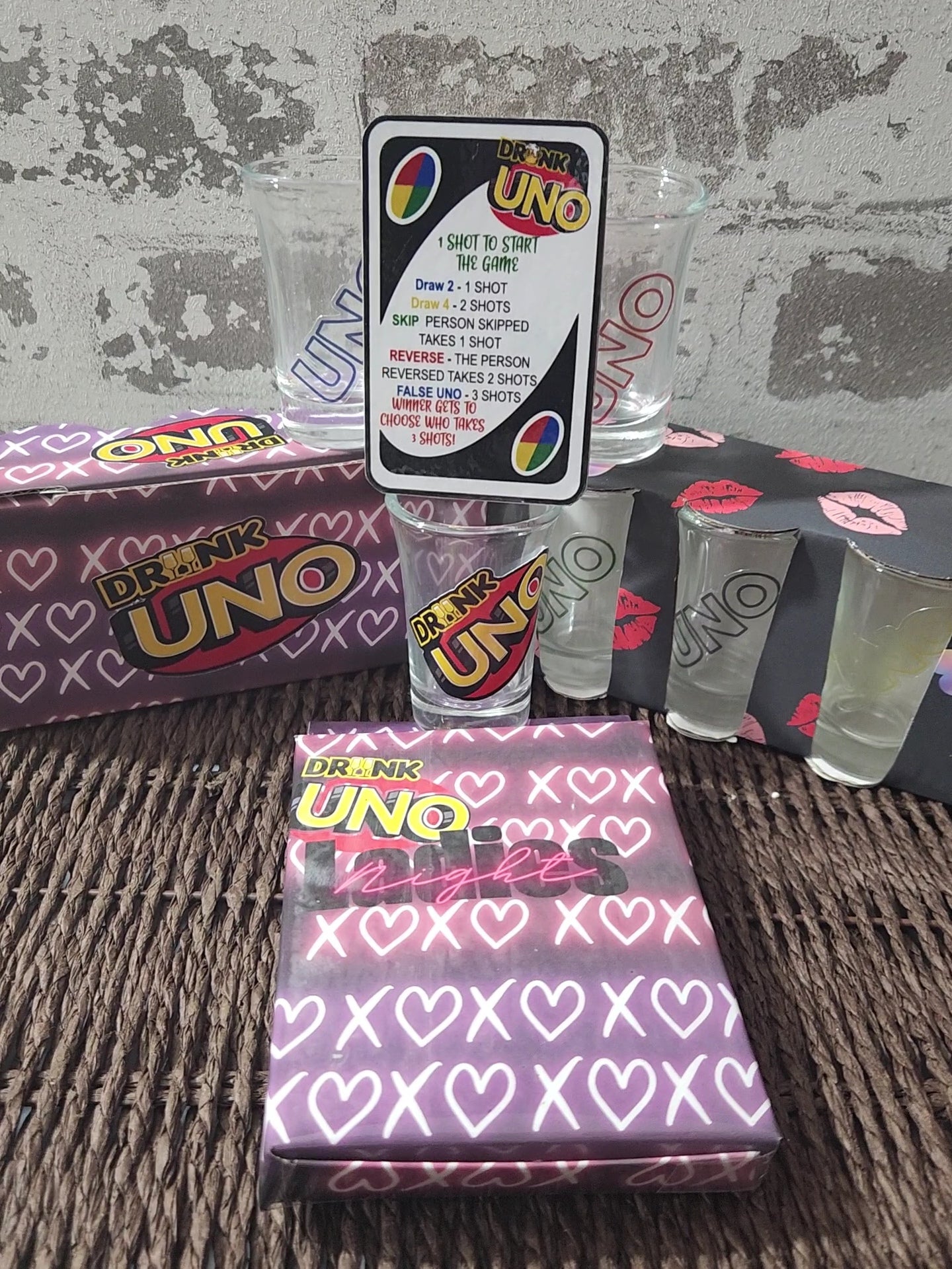 Adult Drinking Card Game Bundle (w/ card game)