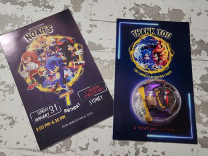 Invitations/ Thank You Pop Cards