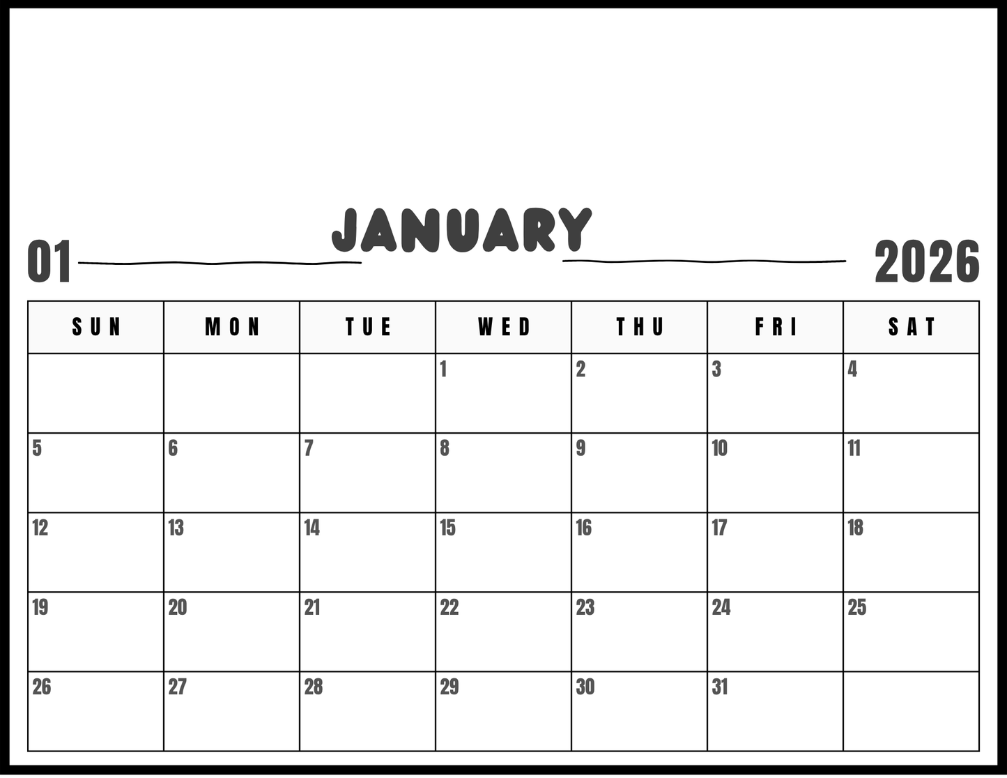 Lolipops and Gum Drops 2026 Calendar