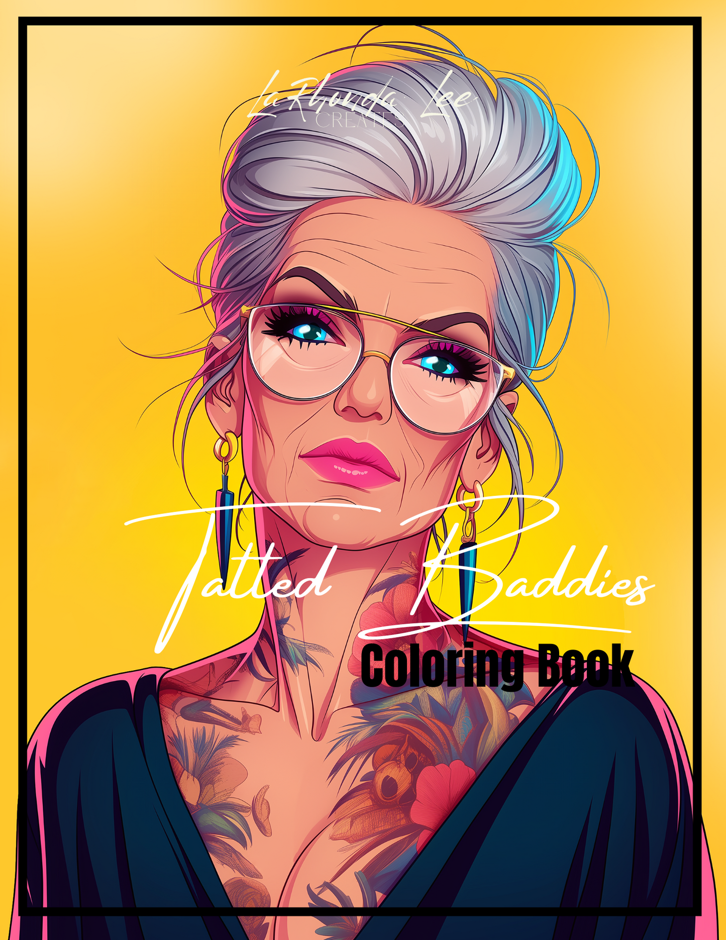 Tatted Baddies Digital Coloring Book +7 free Covers