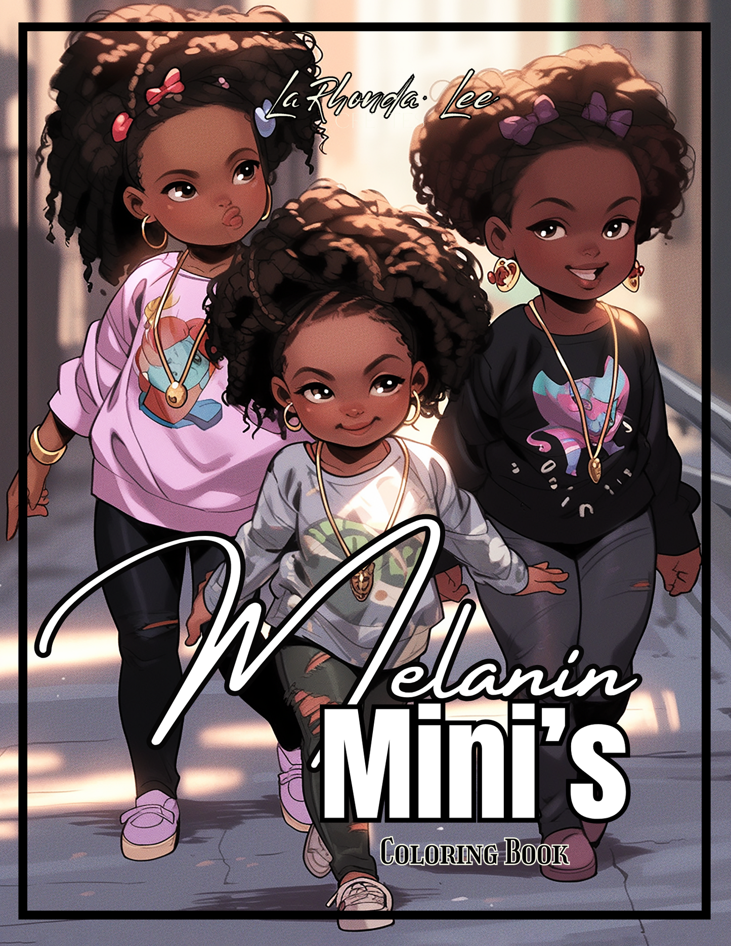 Melanin Mini's Digital Coloring Book +4 free covers