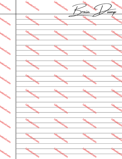Brain Dump Journals