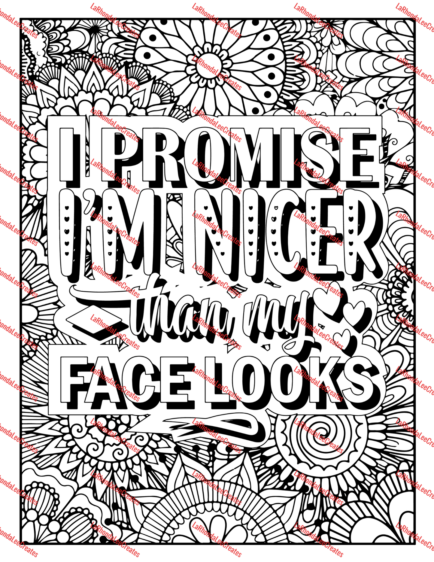 Sarcastic Quotes Coloring Book Digital Download
