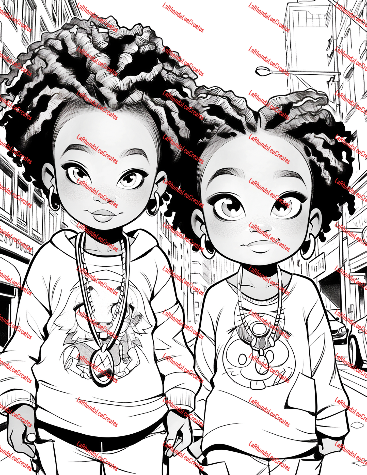 Melanin Mini's Digital Coloring Book +4 free covers