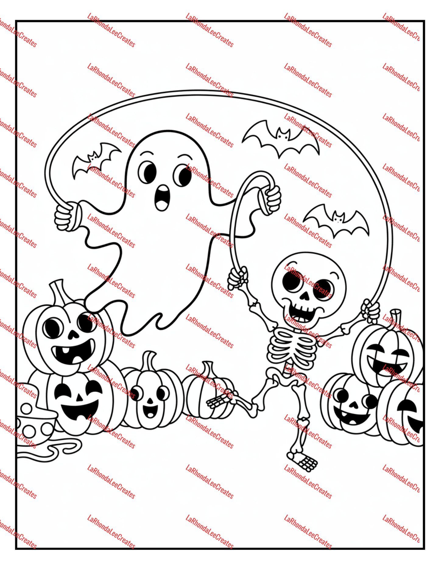 Digital Coloring Book- (Halloween) 50 Page + 5 free covers