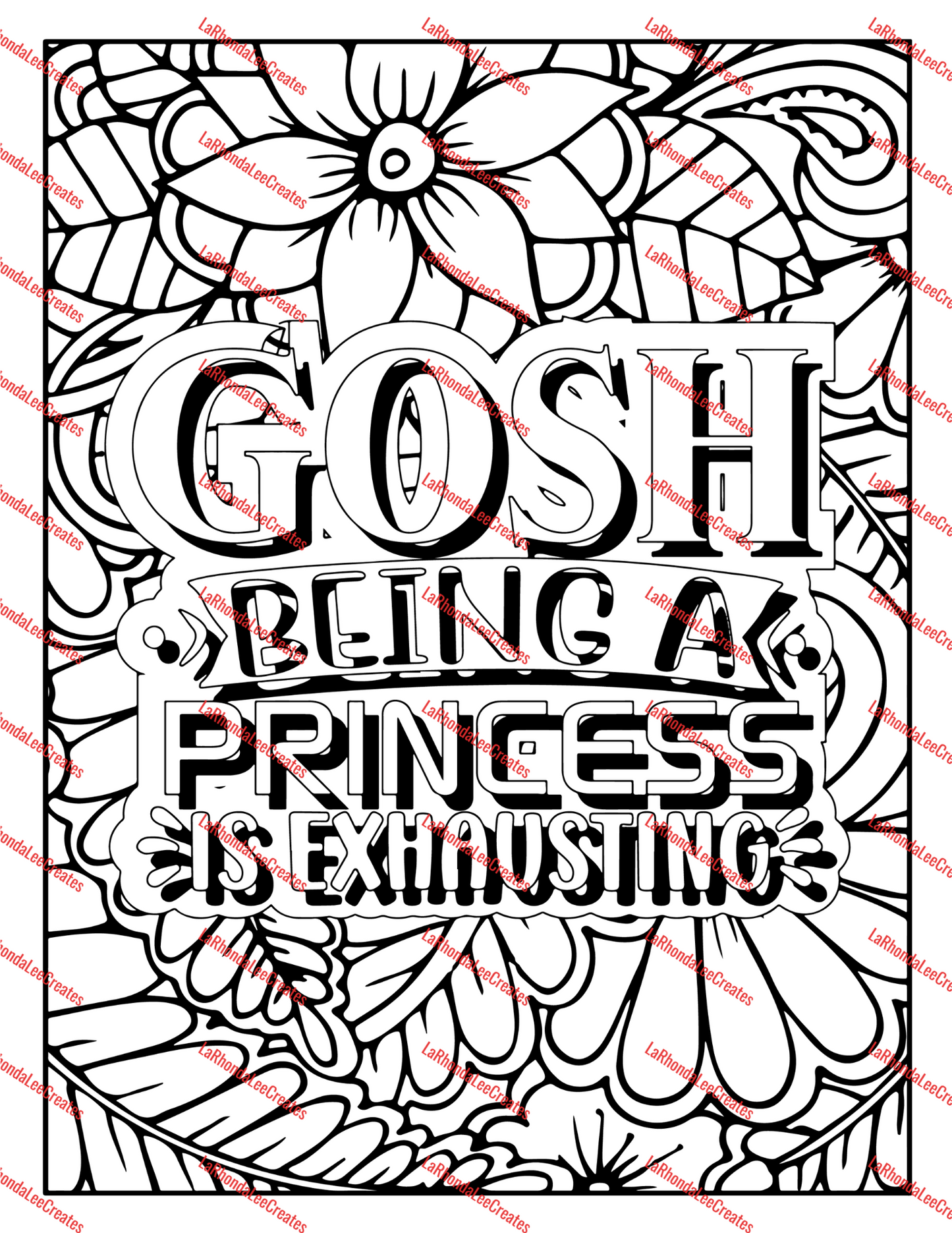 Sarcastic Quotes Coloring Book Digital Download