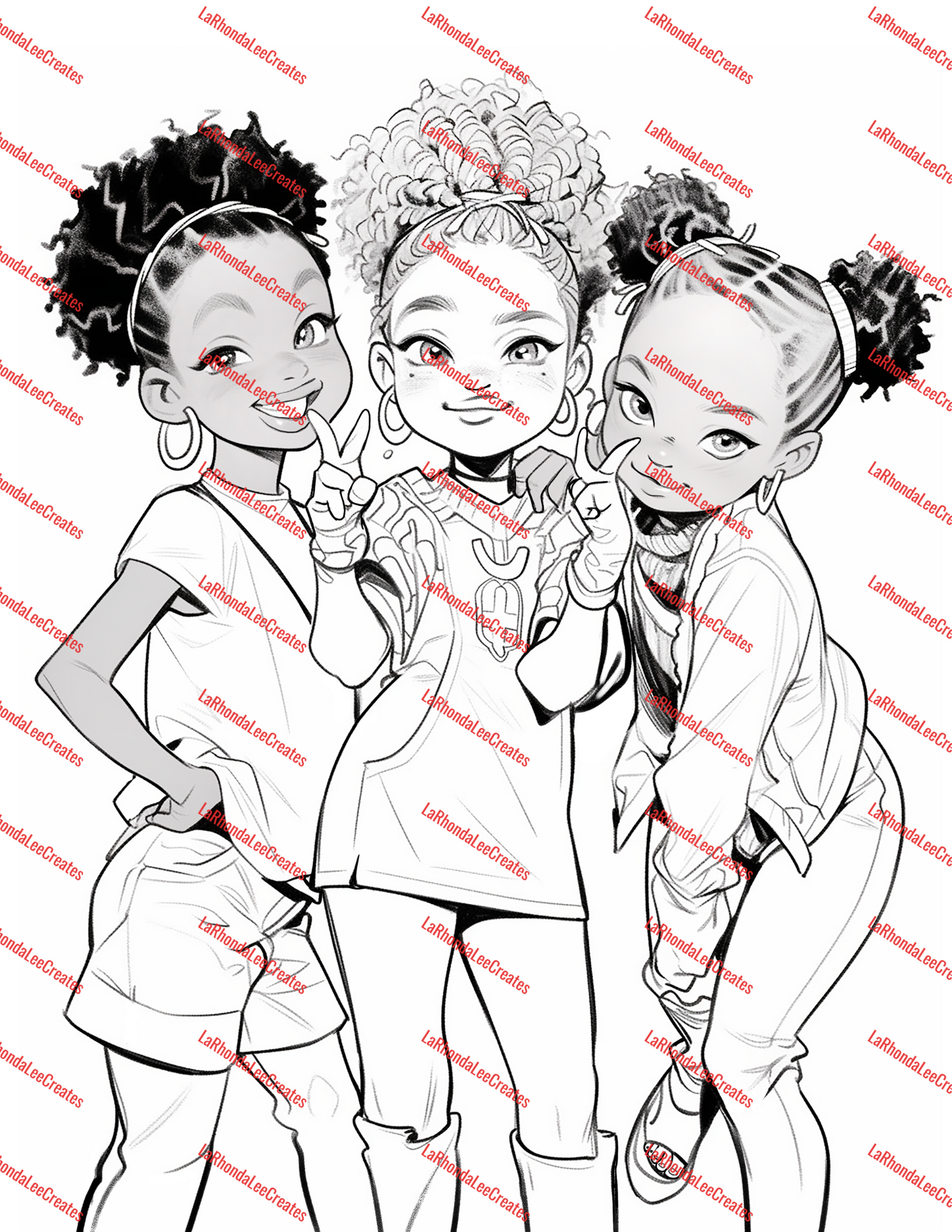 Melanin Mini's Digital Coloring Book +4 free covers