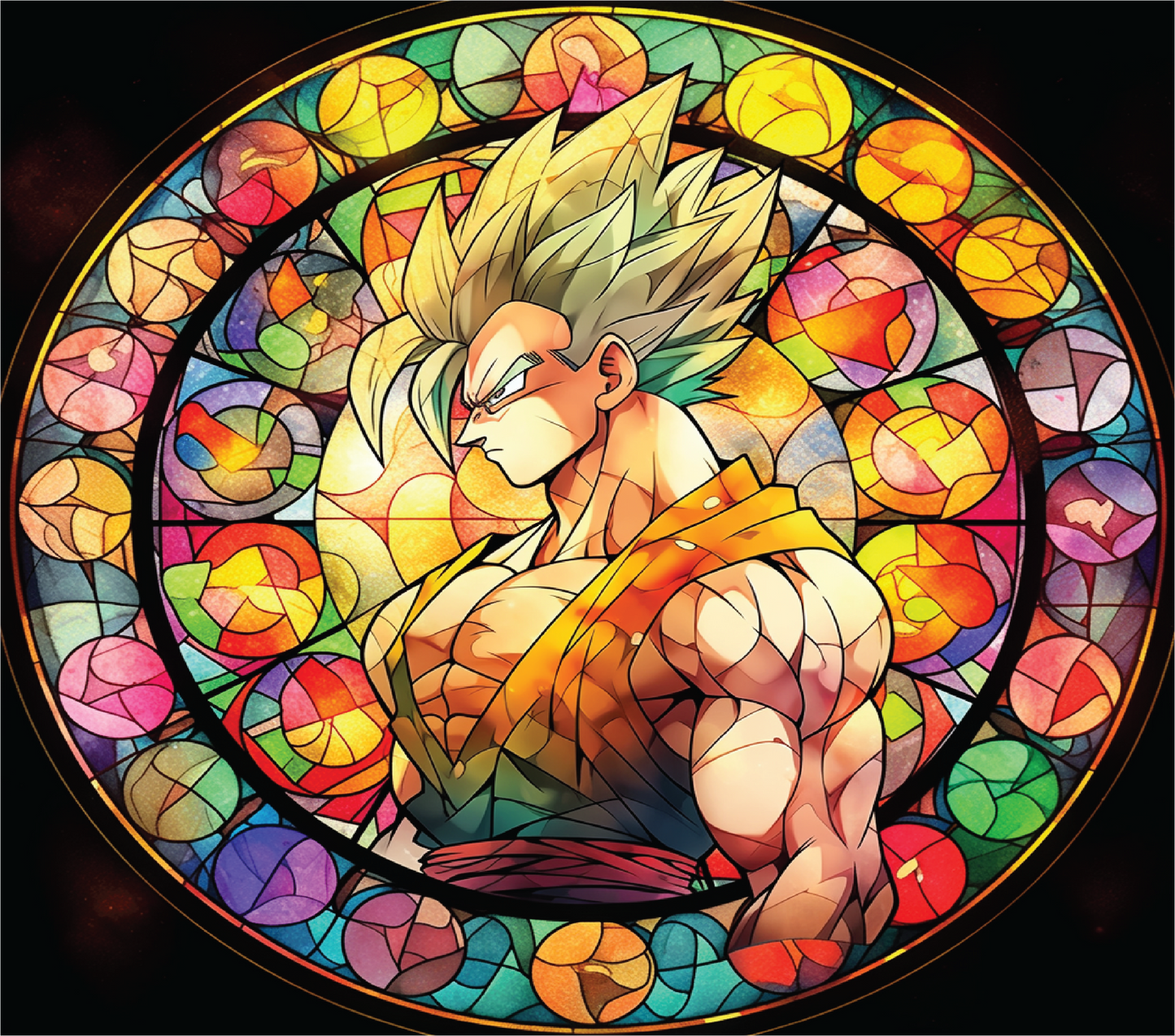 DBZ Stained Glass