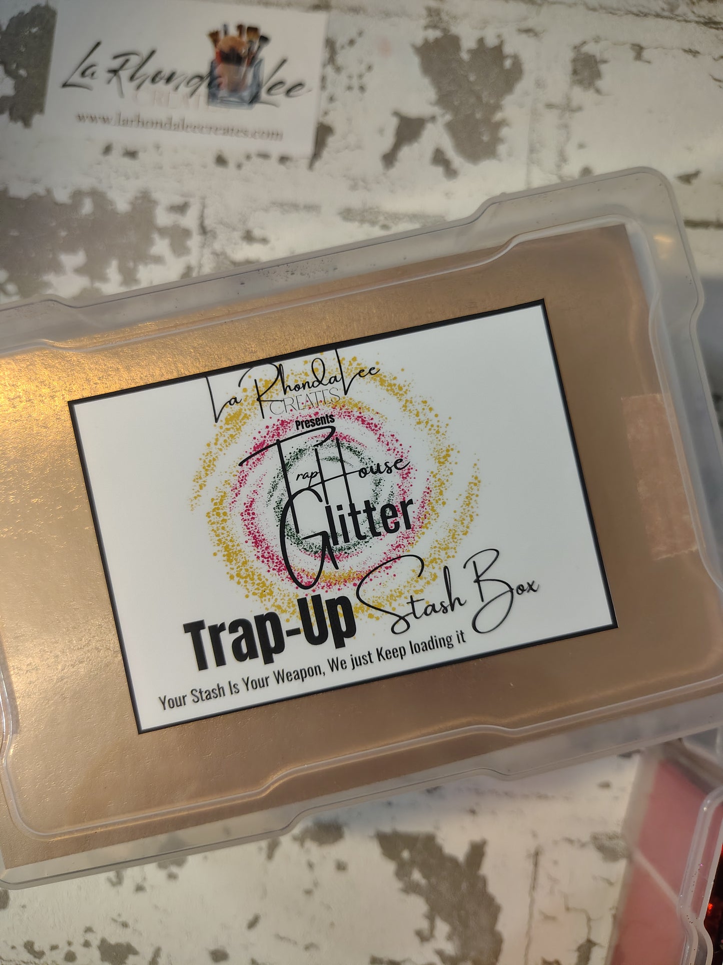 Trap-Up Glitter Stash Box