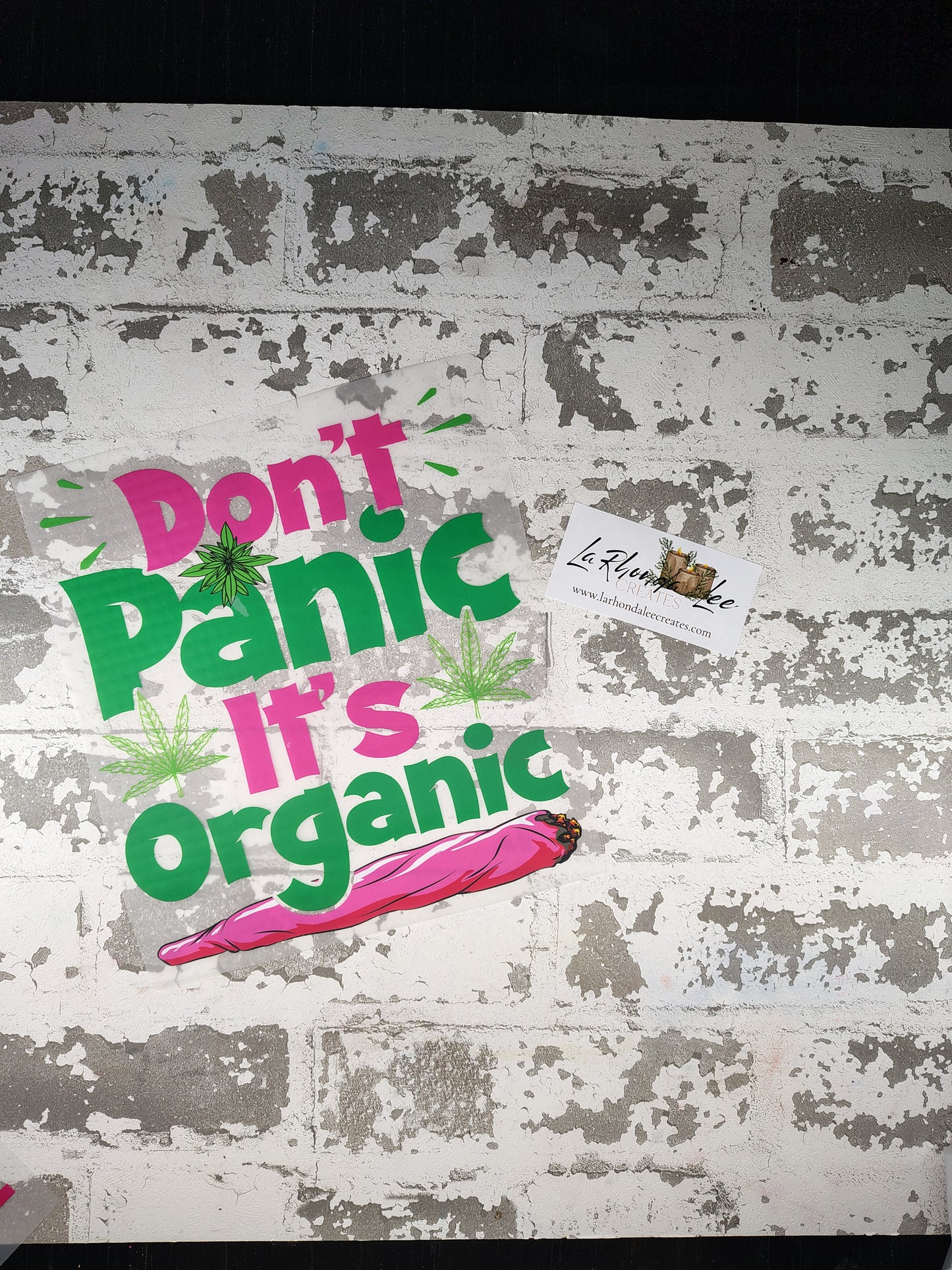 Don't Panic It's Organic