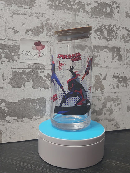 2099 Spiderman 20oz glass tumbler