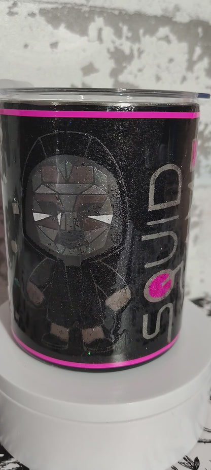 1391- Squid Game 10 Oz shortie tumbler