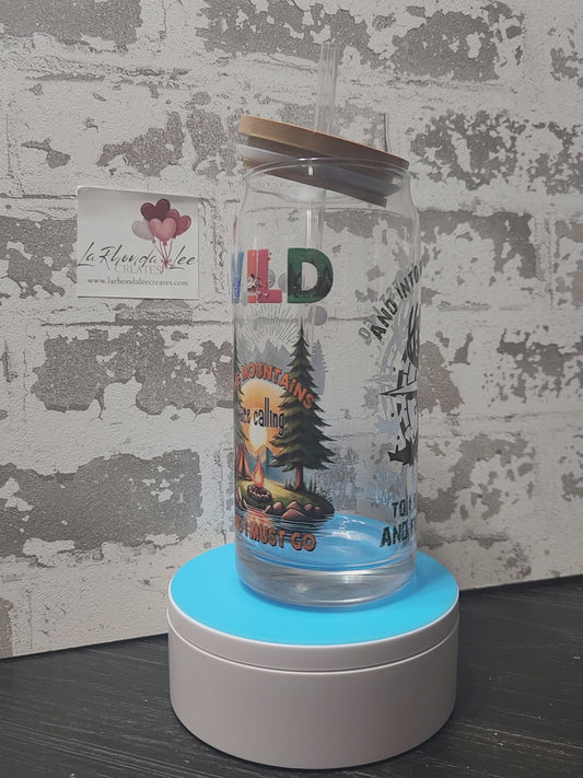 INTO the Wild 20oz Glass Tumbler