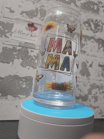 MAMA 20oz Glass Tumbler