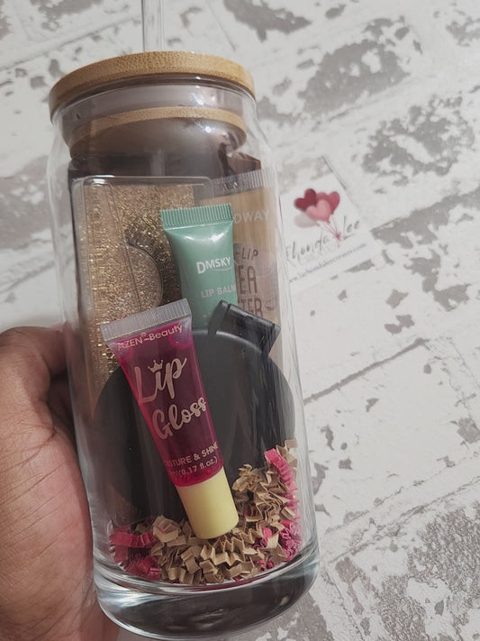 Lip Gloss BeautyBundle W/ Glass keepsake