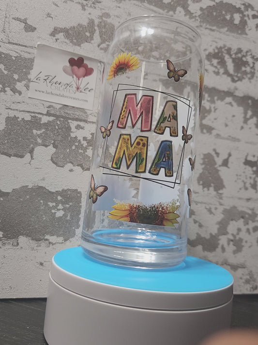 MAMA 20oz Glass Tumbler