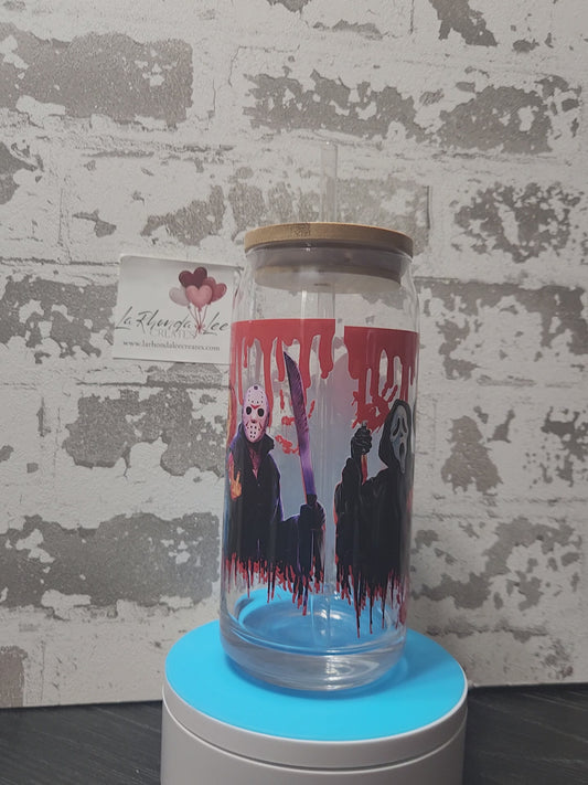 Horror 5 20oz glas tumbler