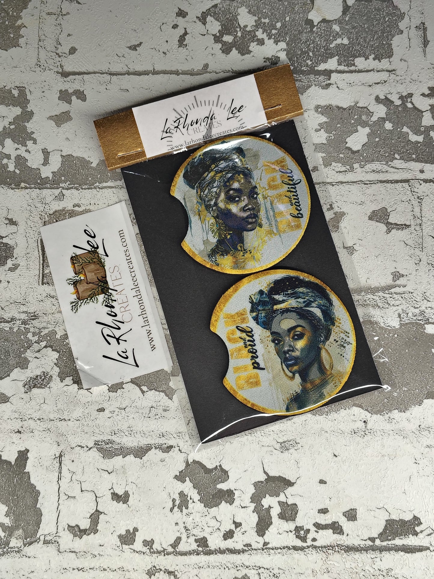 Black & Proud Coaster 2pk