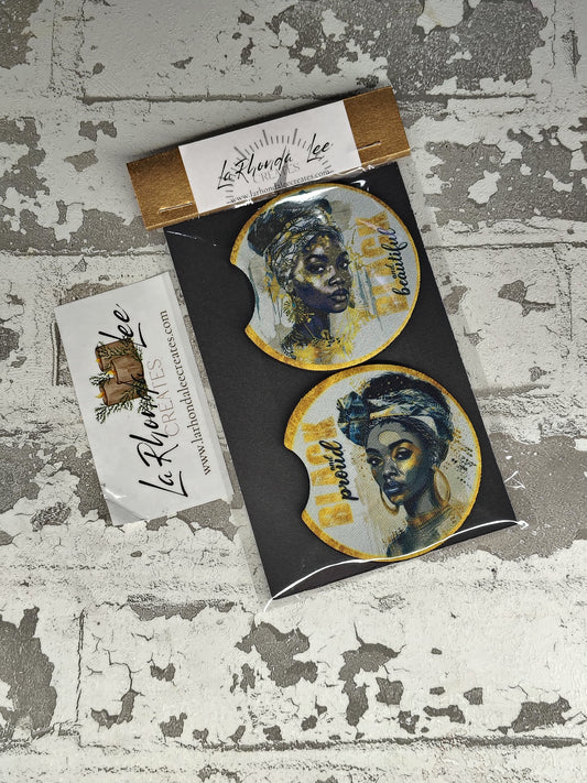 Black & Proud Coaster 2pk