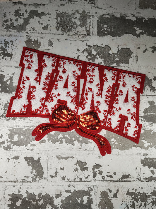 378- Red Nana Patch