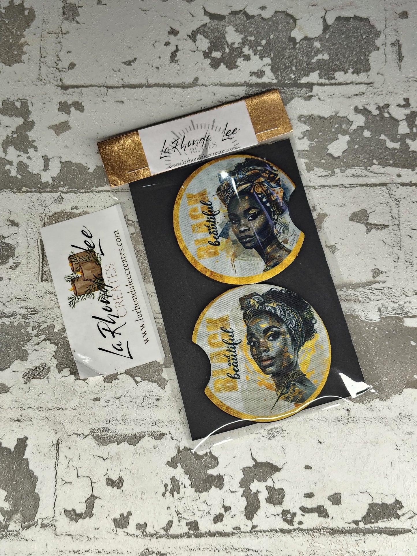Black & Proud Coaster 2pk