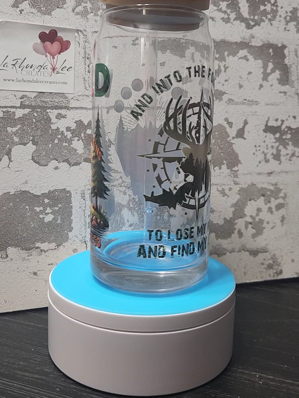INTO the Wild 20oz Glass Tumbler