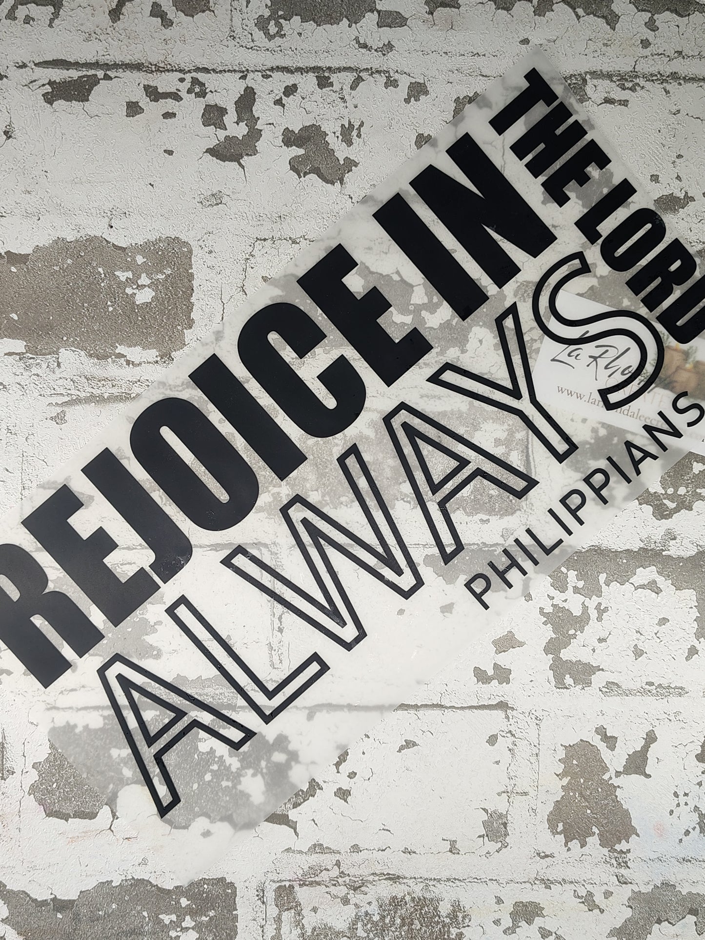 Rejoice in the Lord