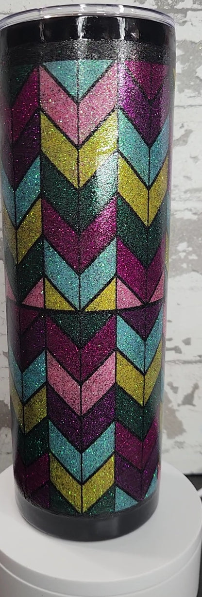 1230-MULTI Tangram 30 Oz