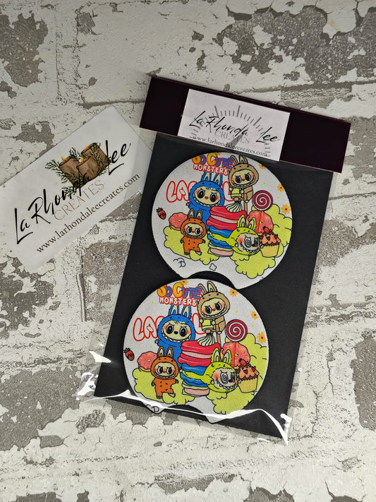 Labubu Coasters 2pk