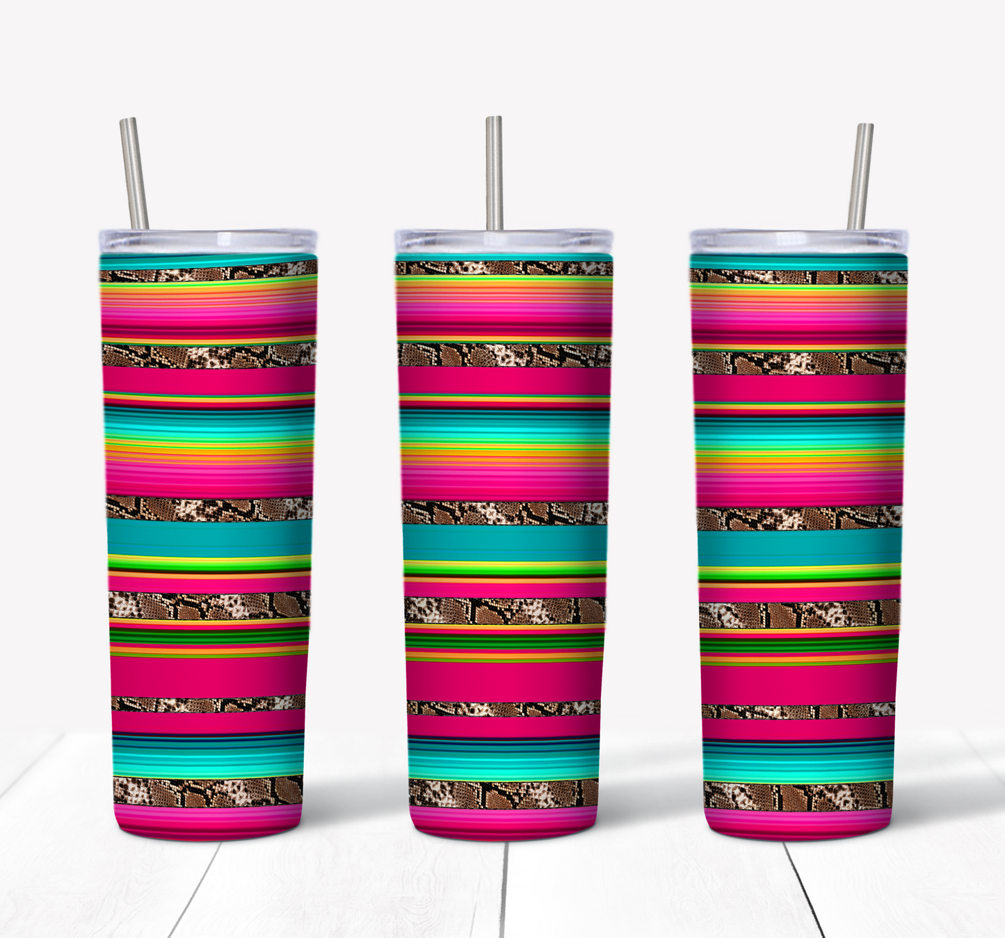Multi Striped Snake Skin