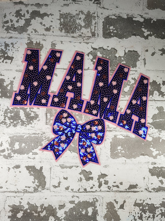 377- Mama Sequin Patch