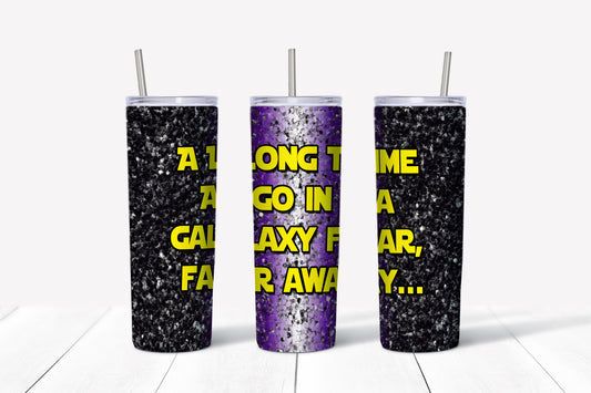 Purple Star Wars Tumbler Mockup