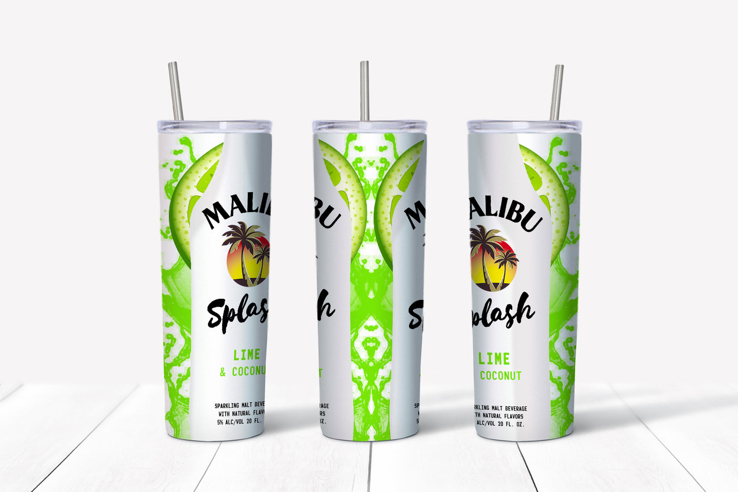 Malibu Splash Tumbler Mockup
